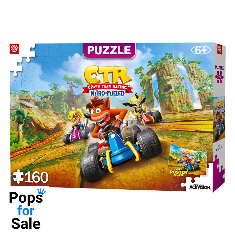 Crash Bandicoot Kids Puzzle Team Racing Nitro-Fueled (160 pieces)