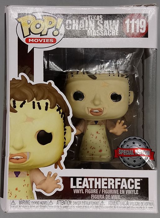 #1119 Leatherface (w/ Mallet) The Texas Chainsaw Mas Box Damaged Funko POP