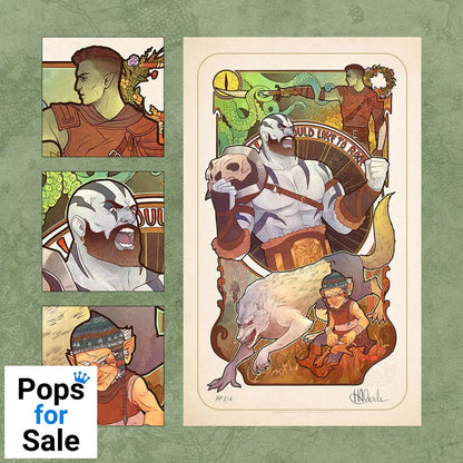 Critical Role Art Print 10th Anniversary Art Nouveau Illustrations 46 x 28 cm - unframed (Set of 8)