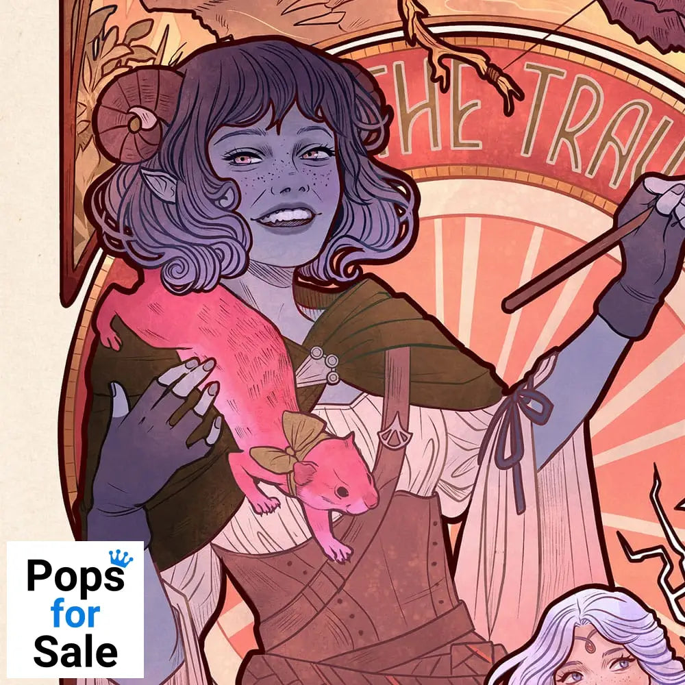 Critical Role Art Print Laura Bailey: 10th Anniversary Art Nouveau Illustrations 46 x 28 cm - unframed