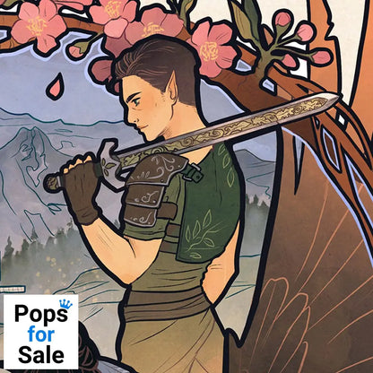 Critical Role Art Print Liam O’Brien: 10th Anniversary Art Nouveau Illustrations 46 x 28 cm - unframed Posters &