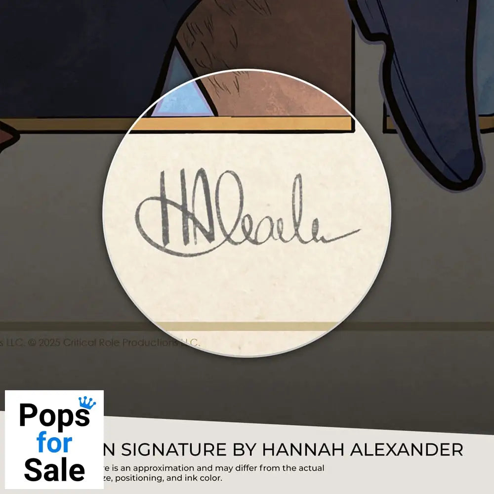 Critical Role Art Print Marisha Ray: 10th Anniversary Art Nouveau Illustrations 46 x 28 cm - unframed