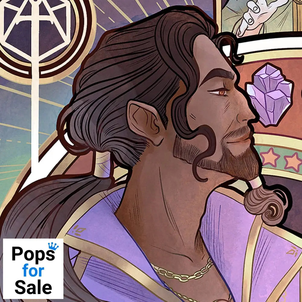 Critical Role Art Print Matthew Mercer: 10th Anniversary Art Nouveau Illustrations 46 x 28 cm - unframed