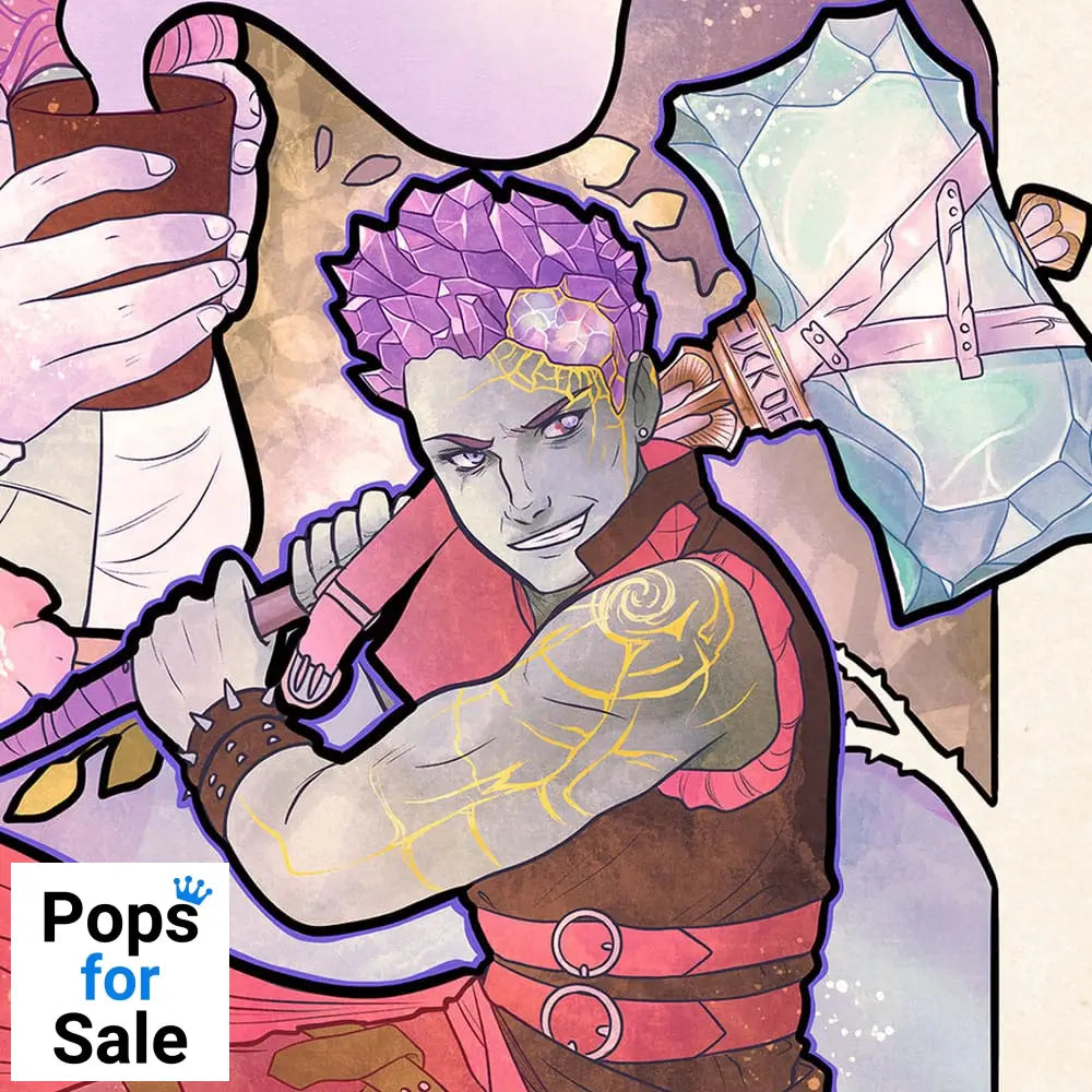 Critical Role Art Print Taliesin Jaffe: 10th Anniversary Art Nouveau Illustrations 46 x 28 cm - unframed Posters &