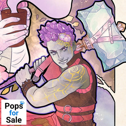 Critical Role Art Print Taliesin Jaffe: 10th Anniversary Art Nouveau Illustrations 46 x 28 cm - unframed Posters &