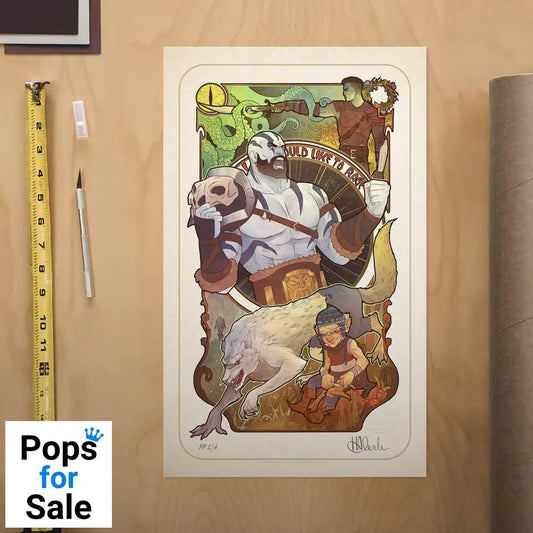 Critical Role Art Print Travis Willingham: 10th Anniversary Art Nouveau Illustrations 46 x 28 cm - unframed