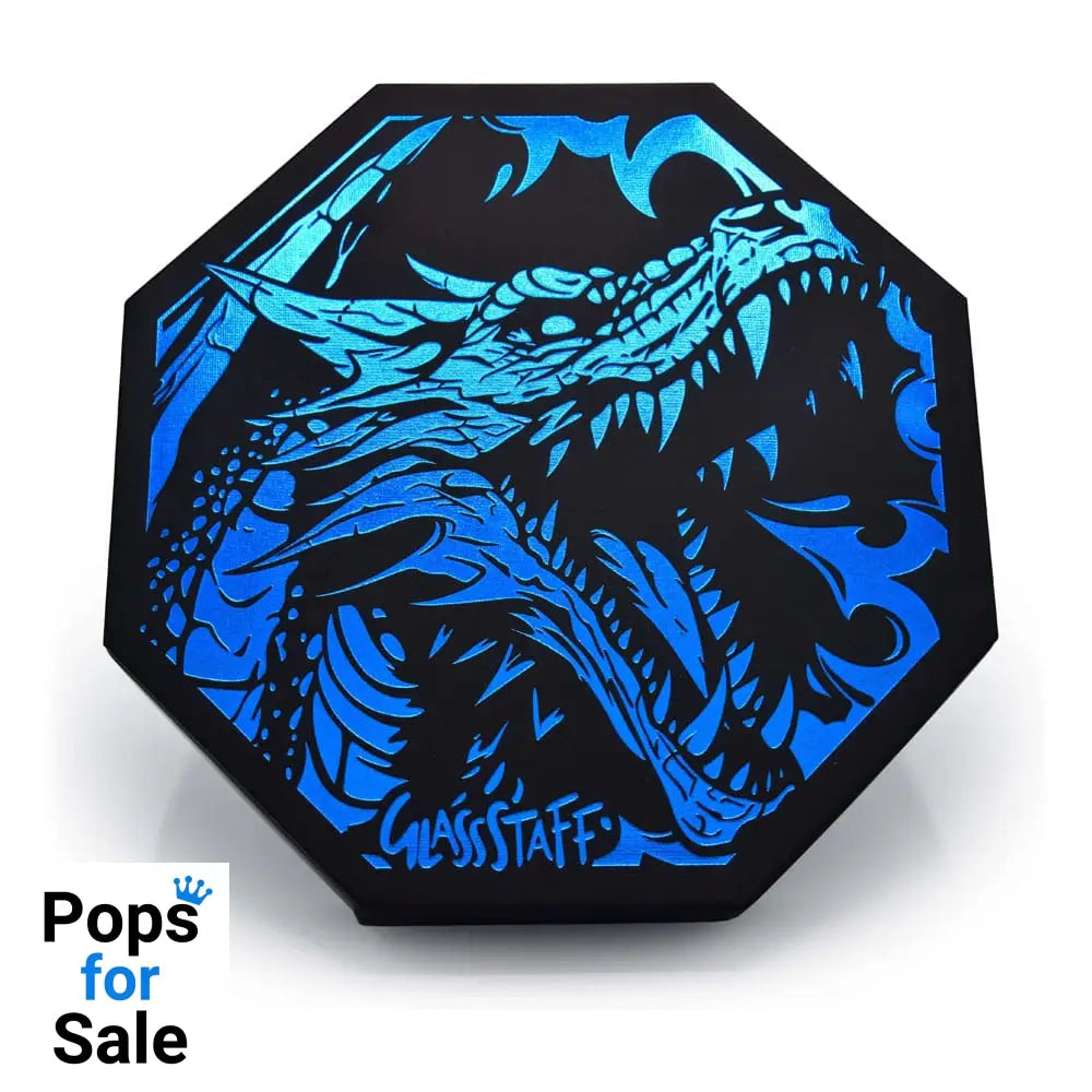 CritStones Arena Dice Tray Blue Dragon