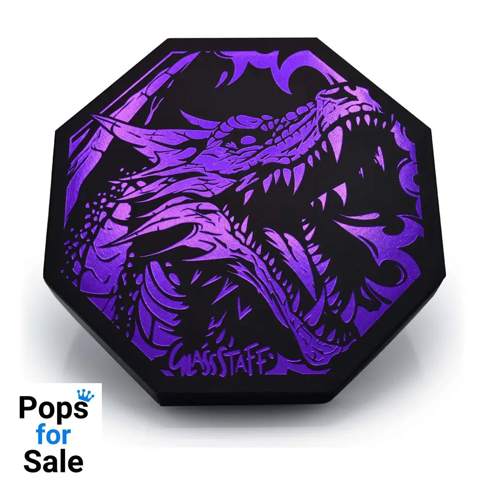 CritStones Arena Dice Tray Purple Dragon