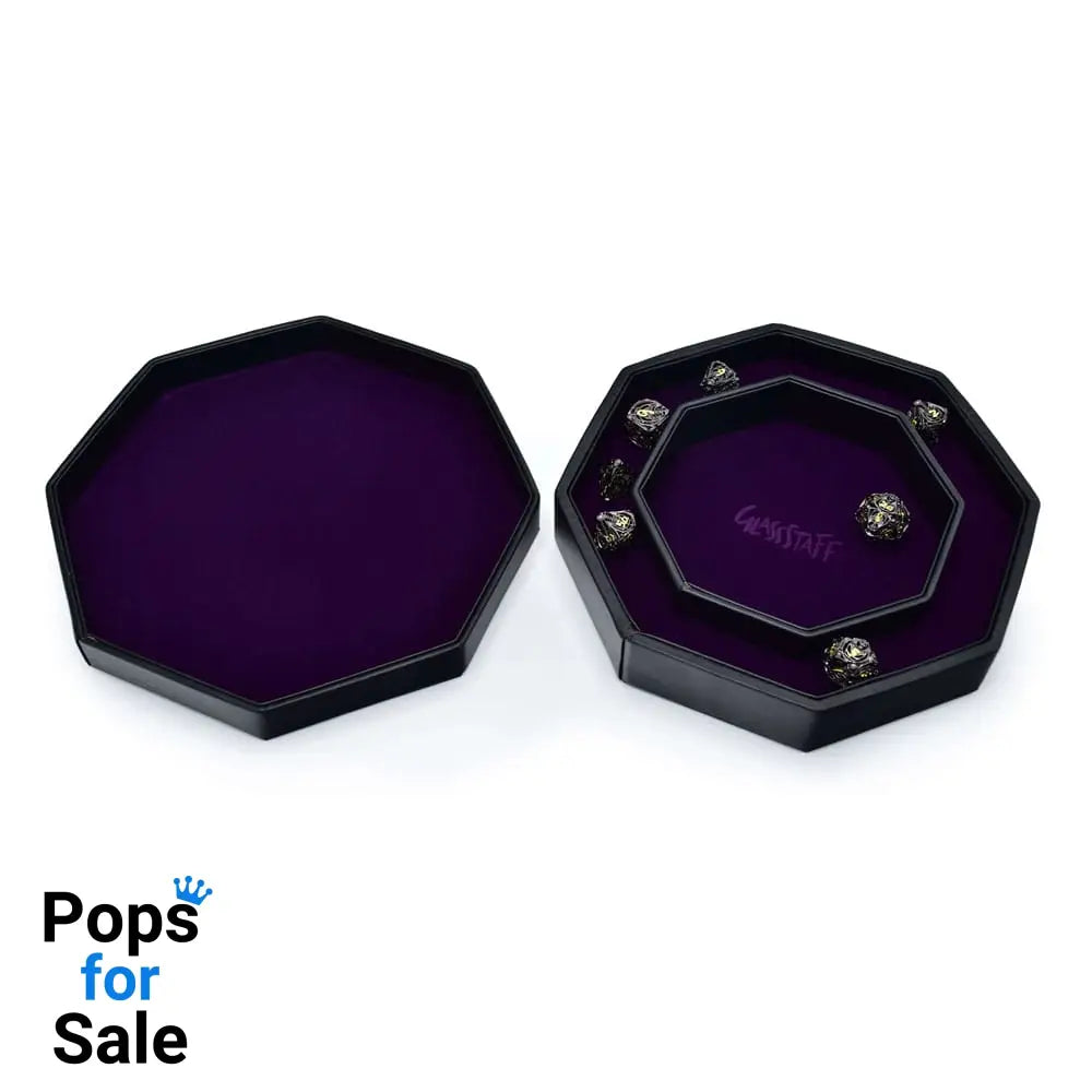 CritStones Arena Dice Tray Purple Dragon
