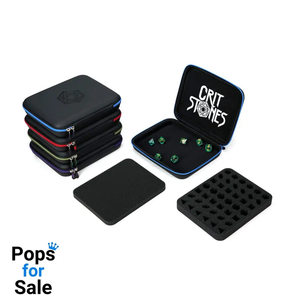 CritStones Dice Case Arcanum Black Board games and accessories