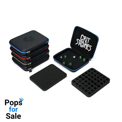 CritStones Dice Case Arcanum Black Board games and accessories