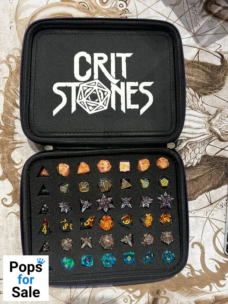 CritStones Dice Case Arcanum Green