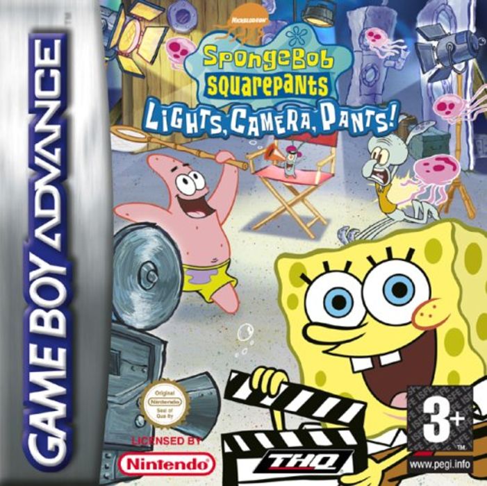 Spongebob Squarepants Lights, Camera, PANTS! for Nintendo GameBoy Advance