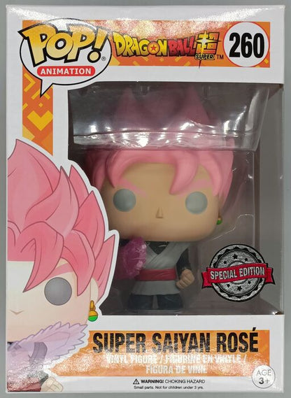 #260 Super Saiyan Rose (Goku Black) Dragon Ball Super Box Damaged Funko POP