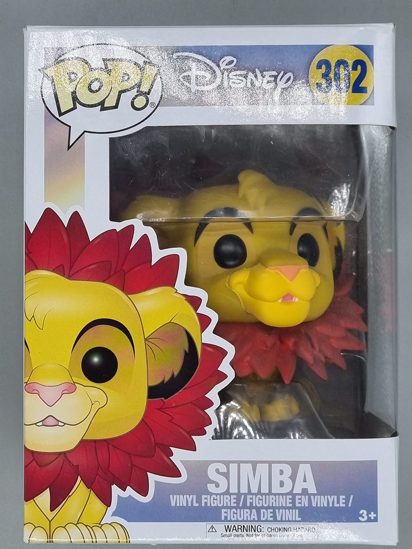 302 Simba (Leaf Mane) - Disney The Lion King Funko POP - Box Damaged