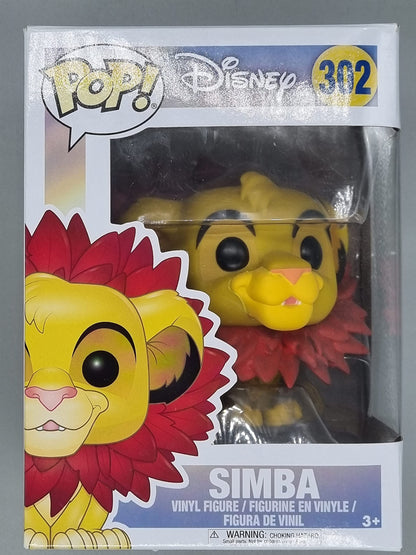 302 Simba (Leaf Mane) - Disney The Lion King Funko POP - Box Damaged