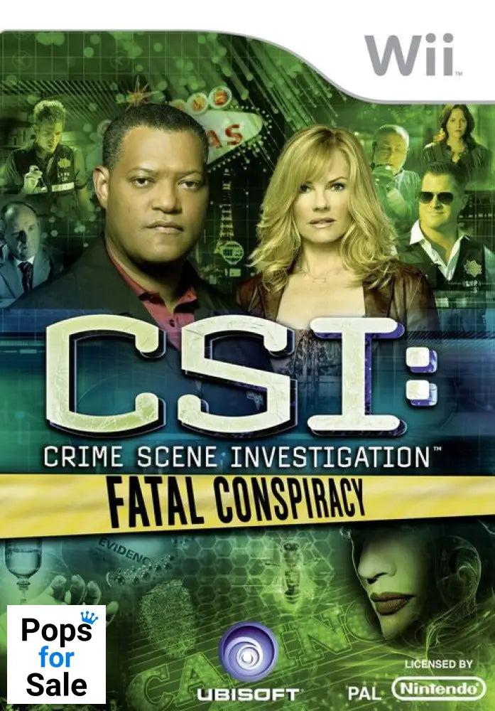 CSI: Crime Scene Investigation Fatal Conspiracy for Nintendo Wii/Wii-U