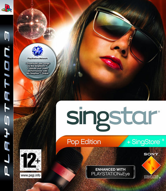 SingStar Pop Edition Solus for Playstation 3 (PS3)