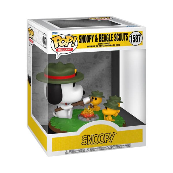 1587 Snoopy with Beagle Scouts (Camping) Deluxe - Peanuts New Funko POP