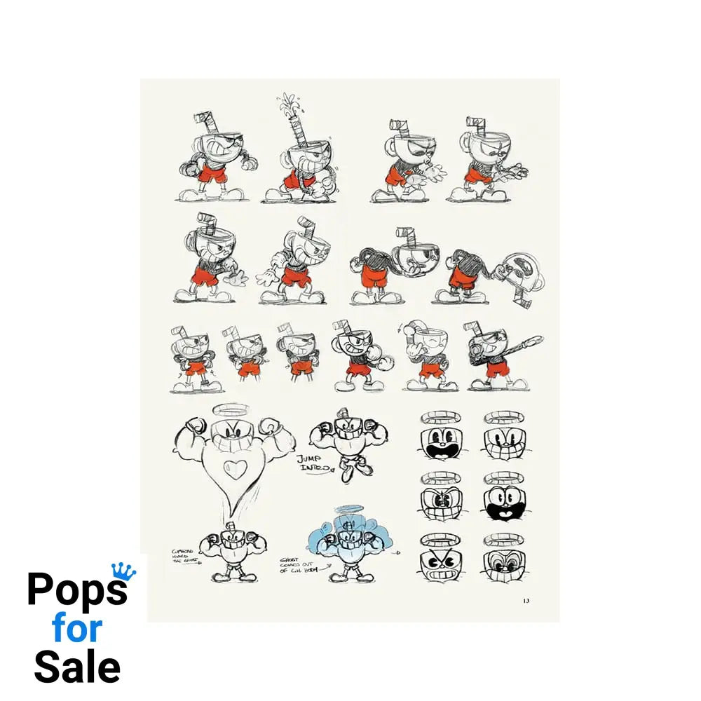 Cuphead Art Book The Art of Cuphead