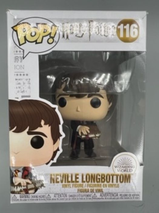 116 Neville Longbottom (w Monster Book) Harry Potter Funko POP - Box Damaged