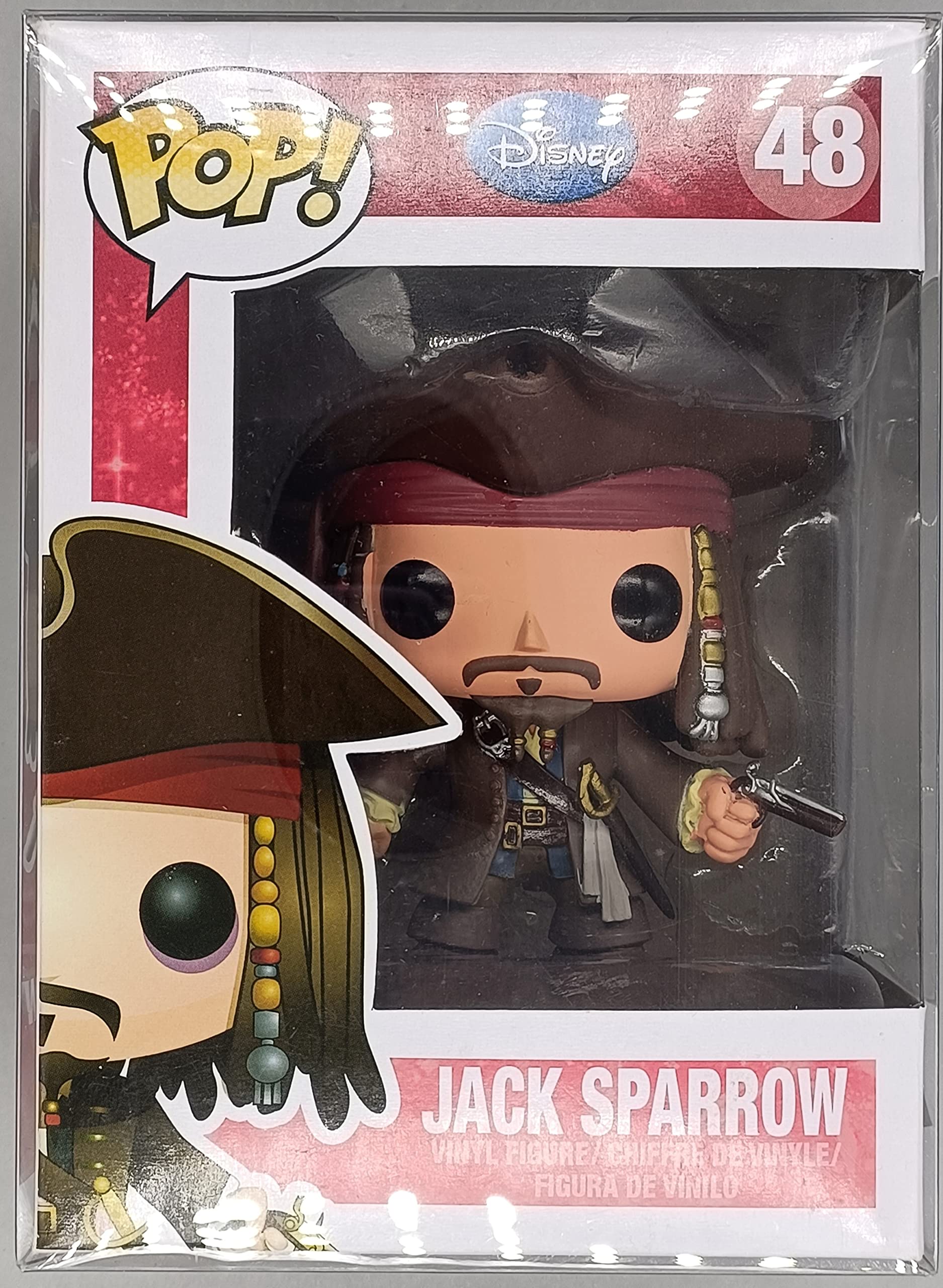 48 Jack Sparrow - Disney Pirates of the Caribbean Funko POP - Box Damaged