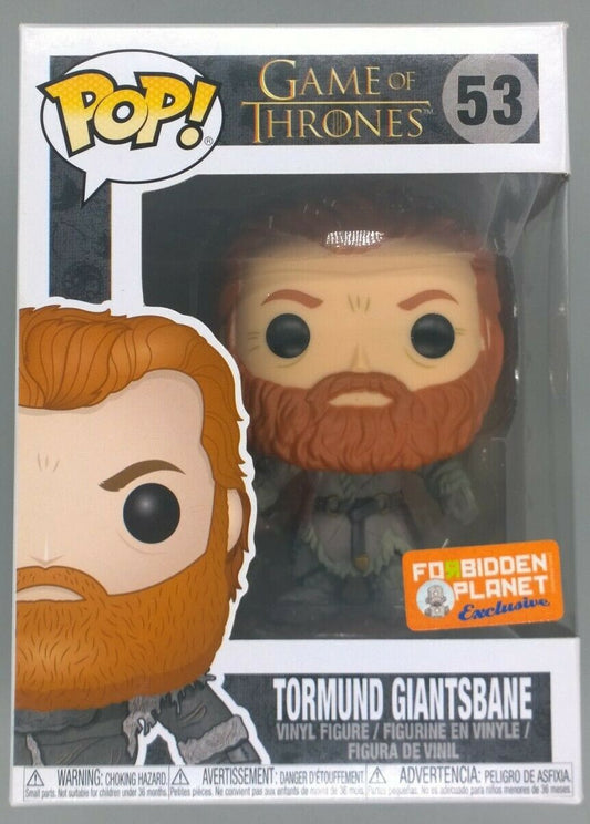 #53 Tormund Giantsbane (Snowy) Game of Thrones Exclusive Funko POP