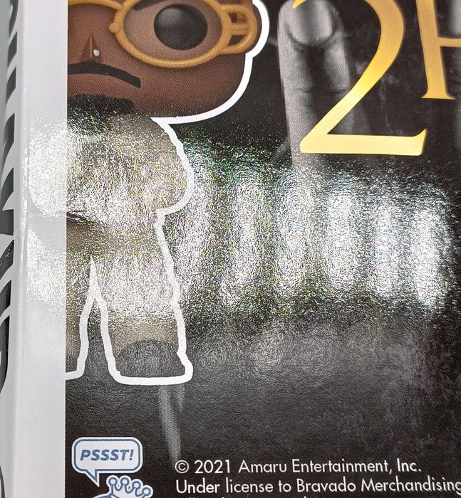 #252 Tupac Shakur (Loyal to the Game) - Rocks - 2Pac Box Damaged Funko POP