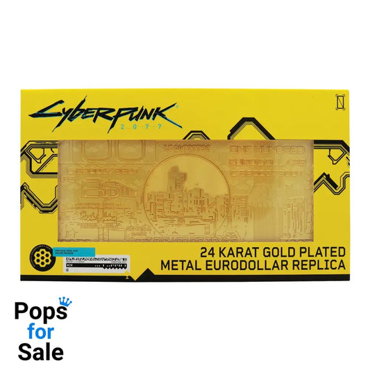Cyberpunk 2077 24k Gold Plated Metal Eurodollar Replica