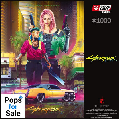 Cyberpunk 2077 Puzzle Kitsch Style (1000 pieces)