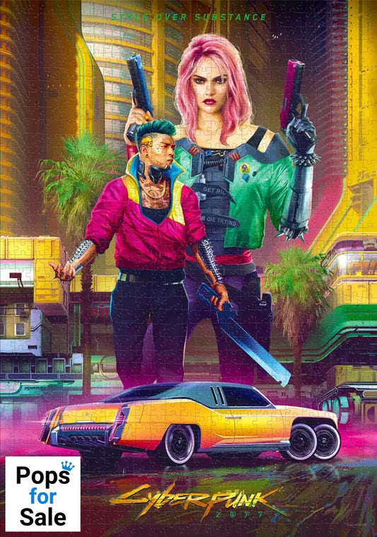 Cyberpunk 2077 Puzzle Kitsch Style (1000 pieces) Puzzles
