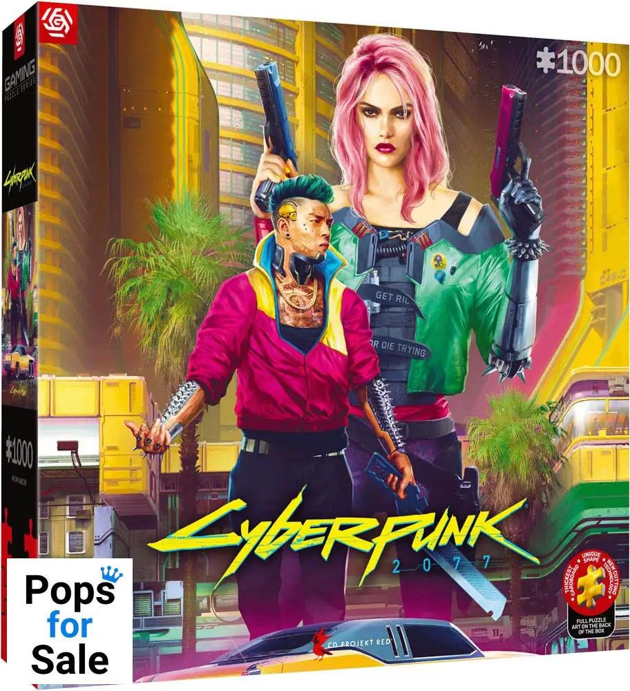 Cyberpunk 2077 Puzzle Kitsch Style (1000 pieces)