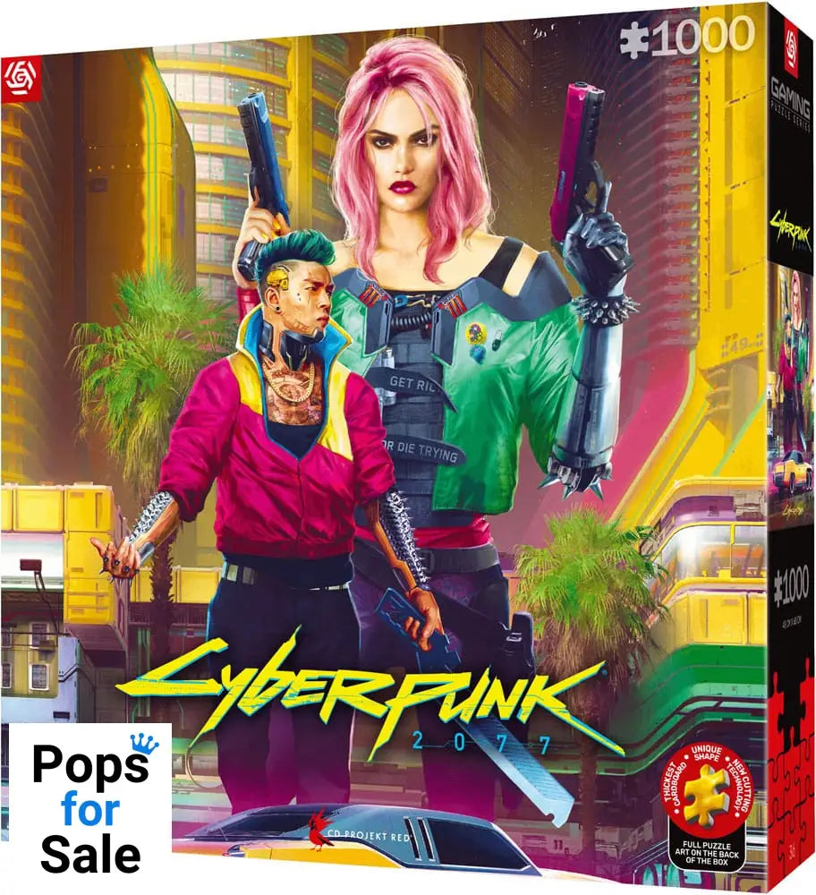 Cyberpunk 2077 Puzzle Kitsch Style (1000 pieces)