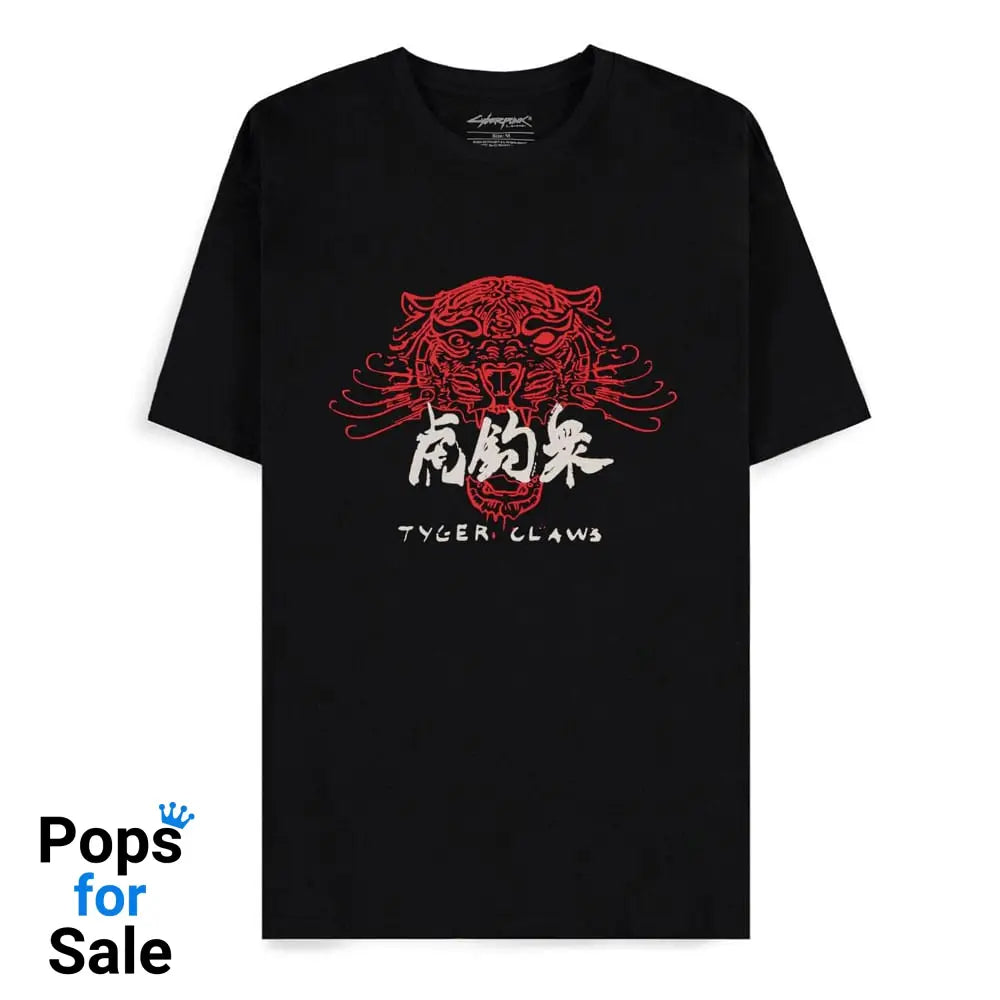 Cyberpunk 2077 T-Shirt Tiger Claws Size L T-shirts