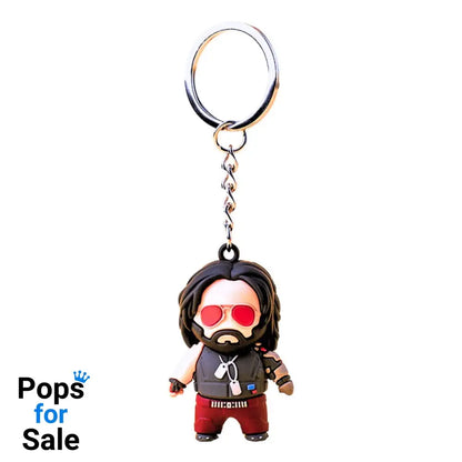 Cyberpunk 2077 Vinyl Keychain Johnny Silverhand