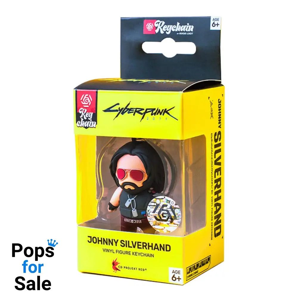 Cyberpunk 2077 Vinyl Keychain Johnny Silverhand