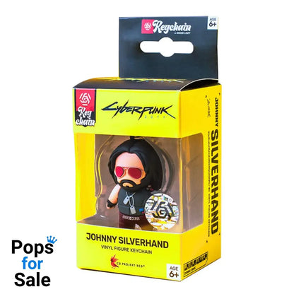 Cyberpunk 2077 Vinyl Keychain Johnny Silverhand