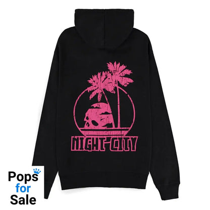 Cyberpunk 2077 Zipper Hoodie Night City Size S