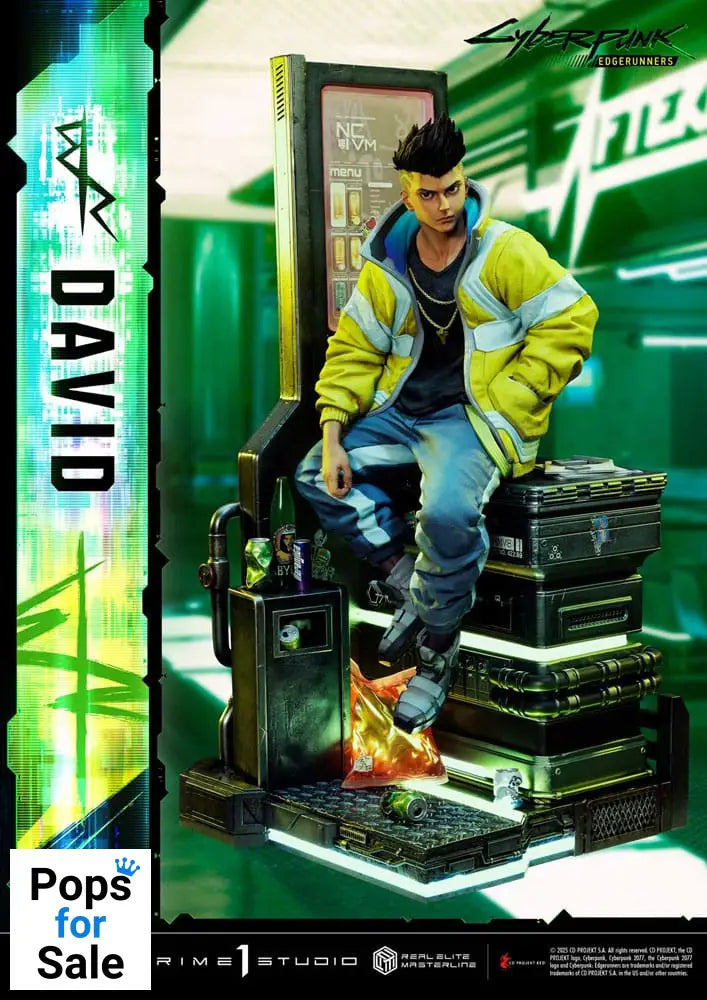 Cyberpunk: Edgerunners Real Elite Masterline Series Statue 1/4 David 58 cm