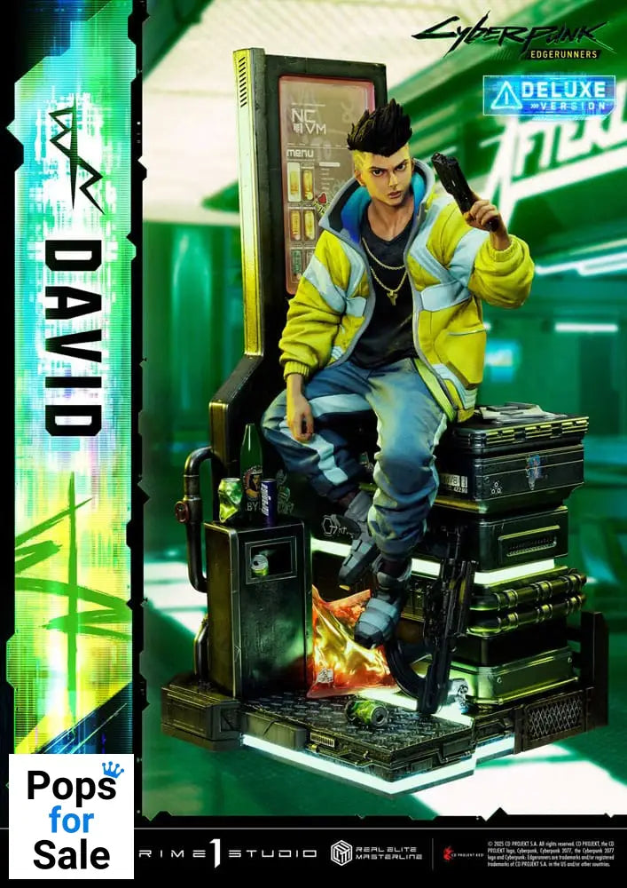 Cyberpunk: Edgerunners Real Elite Masterline Series Statue 1/4 David Bonus Version 58 cm Statues