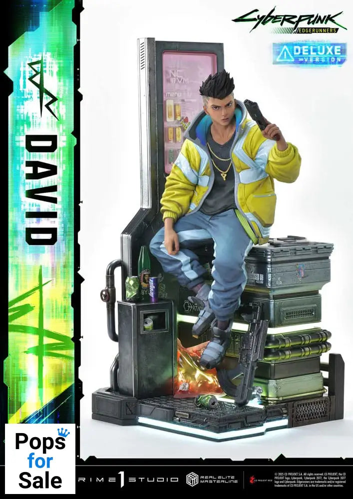 Cyberpunk: Edgerunners Real Elite Masterline Series Statue 1/4 David Bonus Version 58 cm Statues