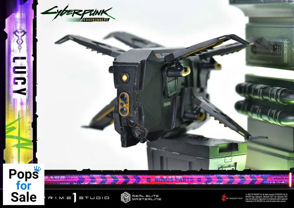 Cyberpunk: Edgerunners Real Elite Masterline Series Statue 1/4 Deluxe Bonus Version 50 cm