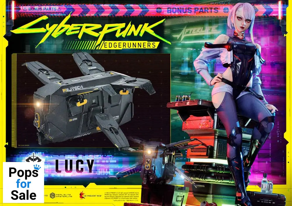 Cyberpunk: Edgerunners Real Elite Masterline Series Statue 1/4 Deluxe Bonus Version 50 cm