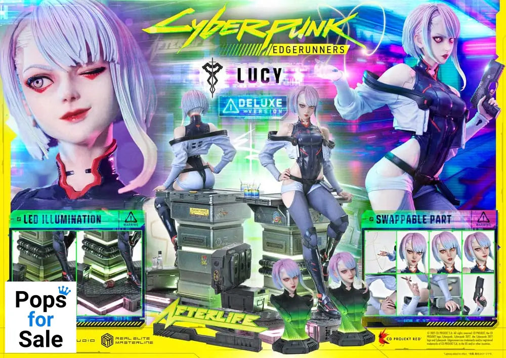Cyberpunk: Edgerunners Real Elite Masterline Series Statue 1/4 Deluxe Bonus Version 50 cm