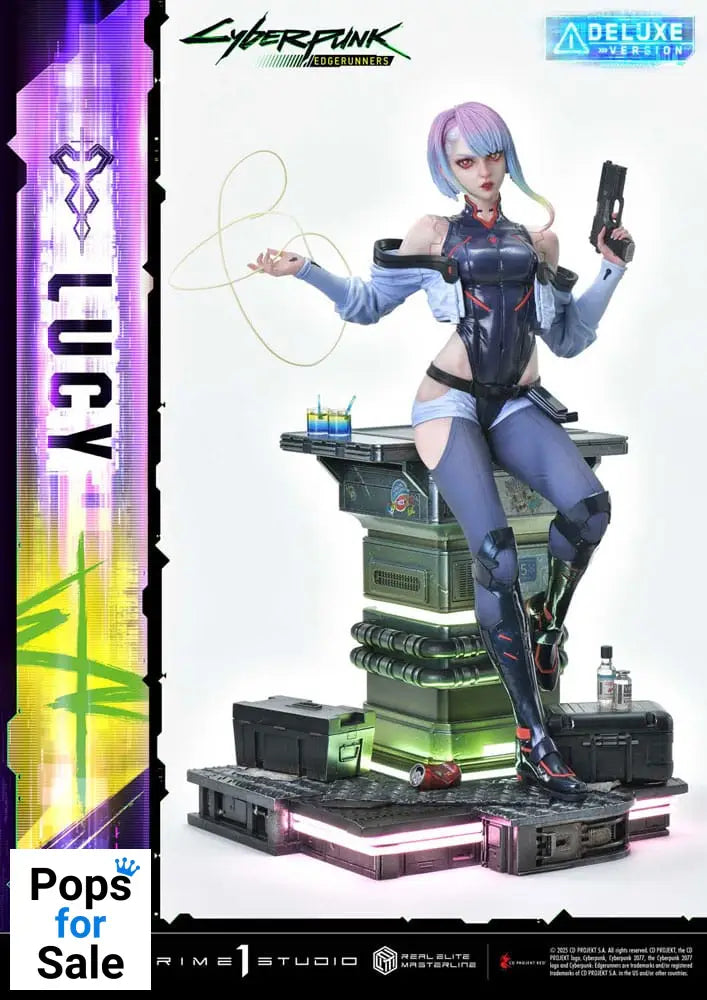 Cyberpunk: Edgerunners Real Elite Masterline Series Statue 1/4 Lucy Deluxe Version 50 cm Statues