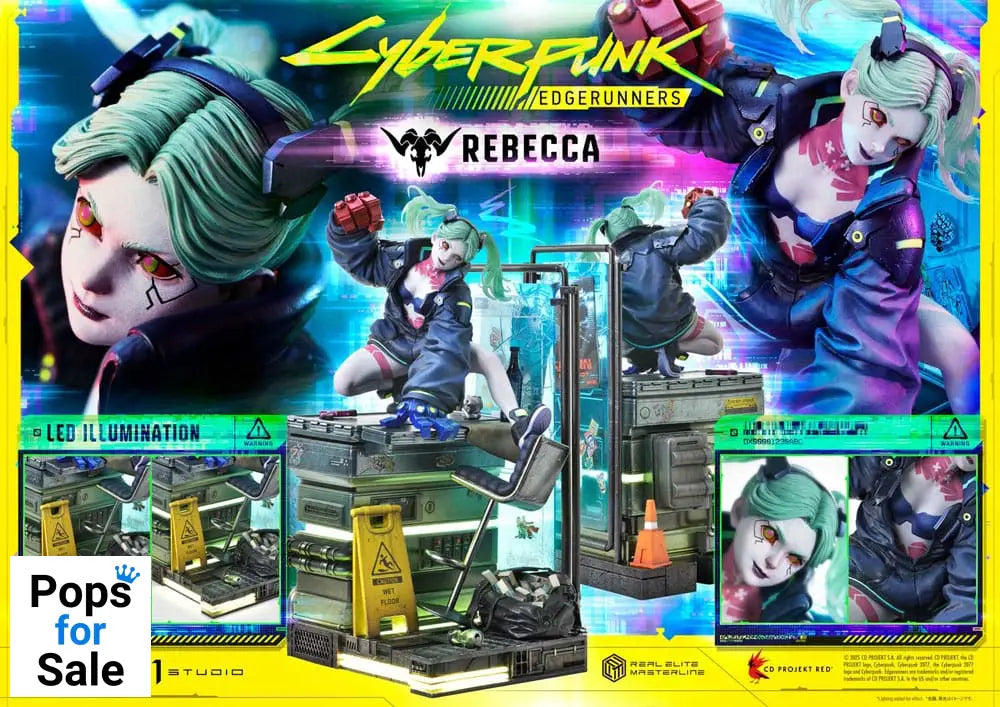 Cyberpunk: Edgerunners Real Elite Masterline Series Statue 1/4 Rebecca 54 cm Statues