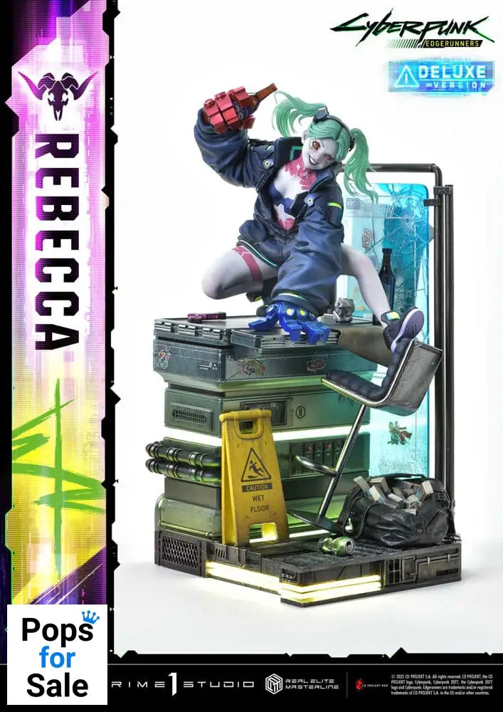 Cyberpunk: Edgerunners Real Elite Masterline Series Statue 1/4 Rebecca Deluxe Bonus Version 54 cm