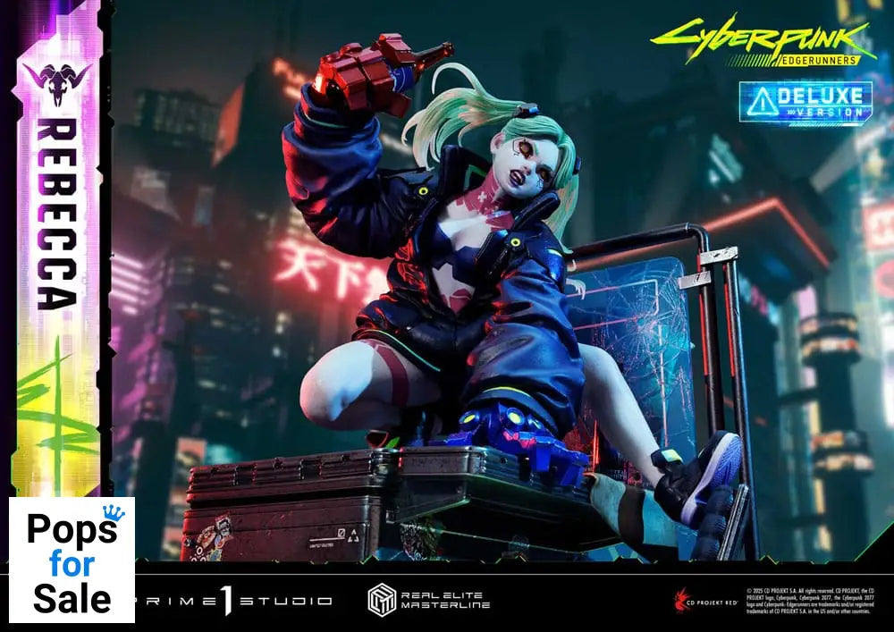 Cyberpunk: Edgerunners Real Elite Masterline Series Statue 1/4 Rebecca Deluxe Version 54 cm Statues