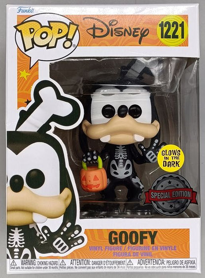 1221 Goofy (Trick or Treat) - Glow - Disney Halloween Funko POP - Box Damaged