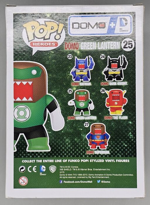 #25 Domo Green Lantern - DC Comics - Box Damaged Funko POP